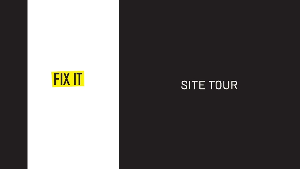 Fix It website video